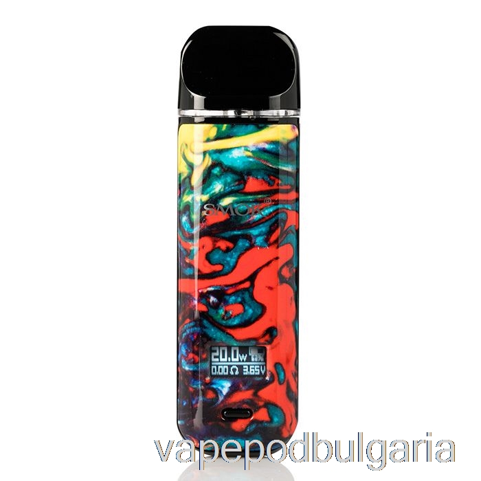 Vape 10000 Дръпки Smok Novo X 25w Pod System 7 Colour Resin